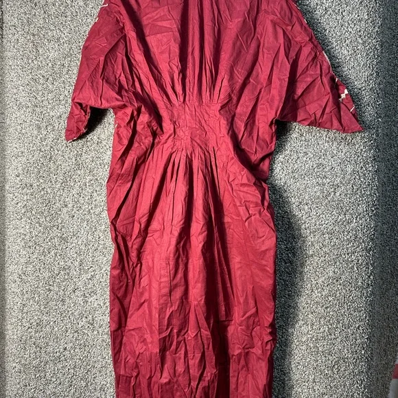 NWOT Pakitani Shalwar Kameez/Indian Salwar Kameez/Maroon Kaftan SZ Medium - Picture 10 of 11